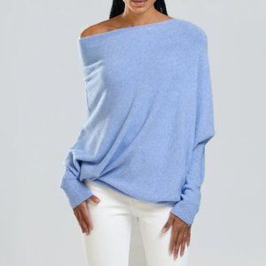 Jaki Asymmetric Draped Sweater